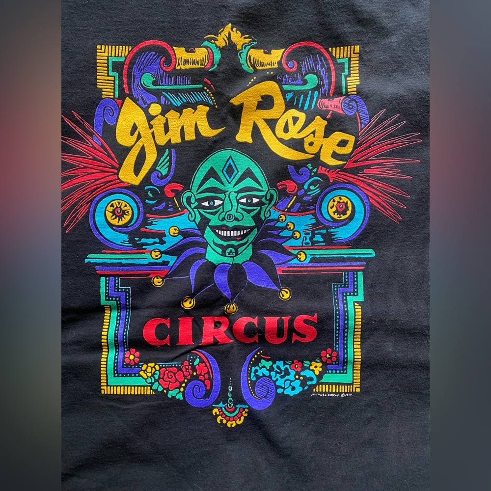 Vintage Jim Rose Circus Sideshow Tshirt- SICK - SIGNED - rare! Size XL nice man